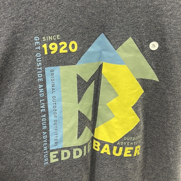 NWT! Eddie Bauer Logo Graphic T-Shirt - Picture 4 of 5